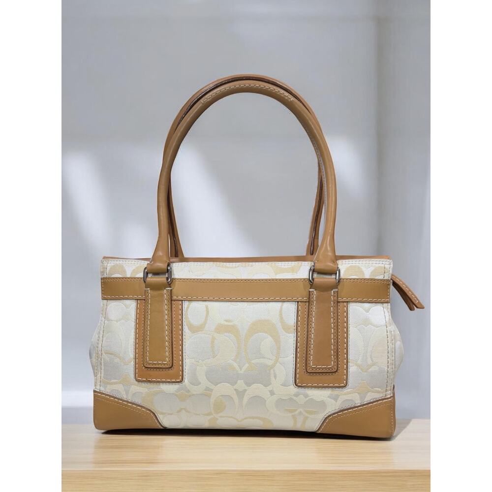 Y2K Coach 11818 Madeline Optic Signature Satchel & Fold Over Wallet - Picture 3 of 16